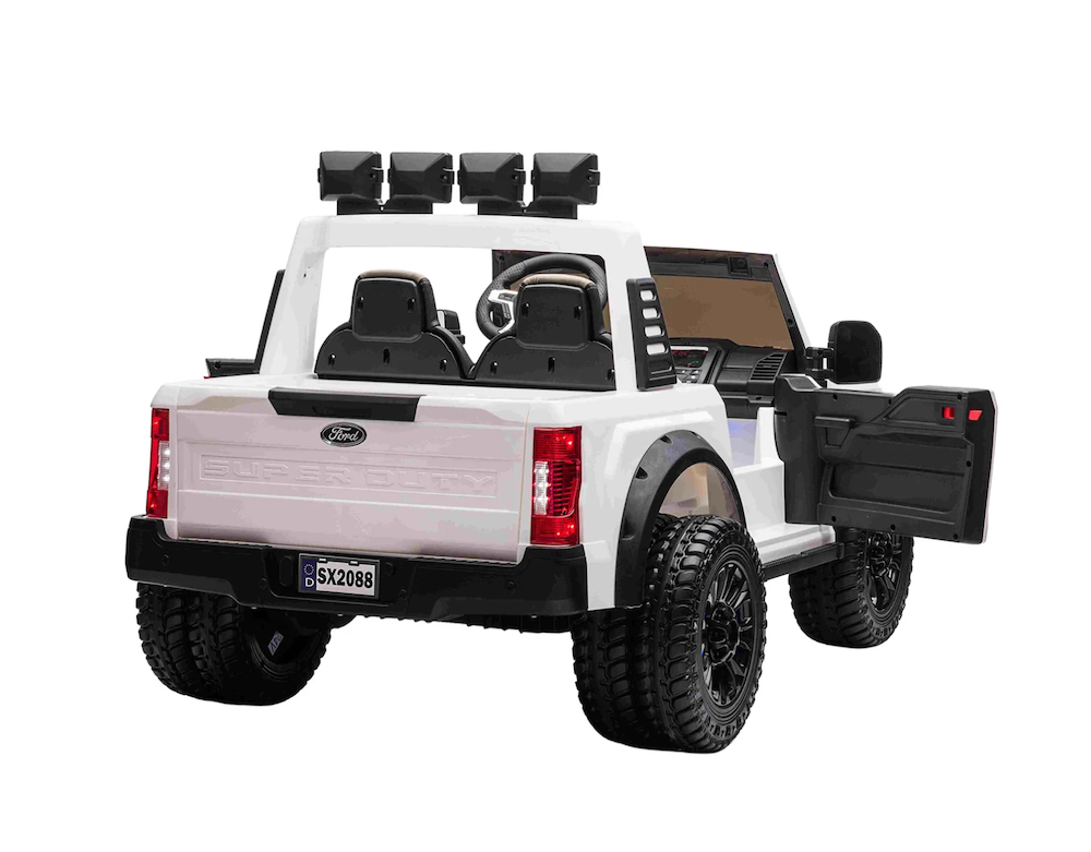 White Ride On Ford Super Duty Ride on White – iProActive®